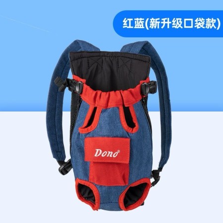 Pet Cat & Dog Handle high-quality Backpack( Blue)